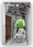 Bild 10  - Die grüne Tür